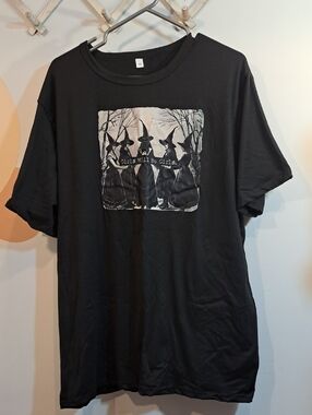 Girls Will Be Girls Black Graphic Tee